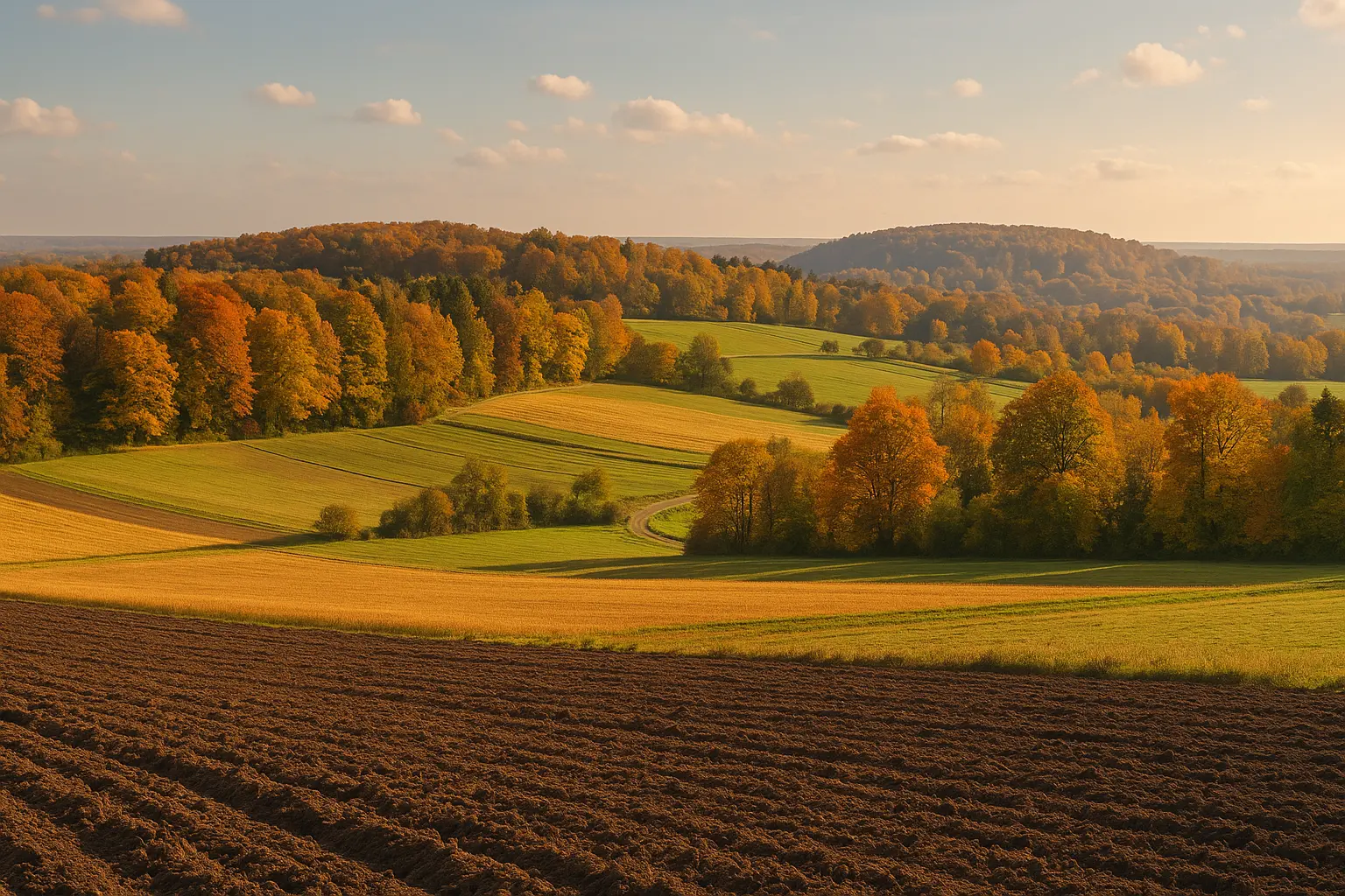 Hintergrund: Waldlandschaft